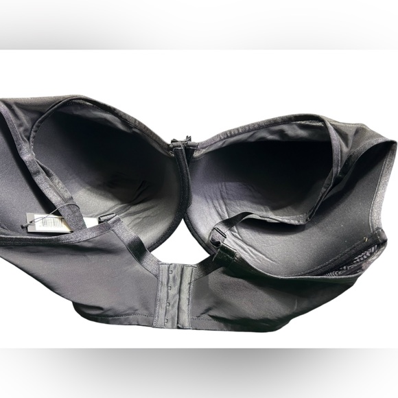 CURVY COUTURE womens full bust 42H black mesh push up underwire bra #1310 NWT - Picture 7 of 7